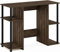 Furinno JAYA Compact Computer Desk, Writing Desk, Study Desk, Columbia Walnut/Black