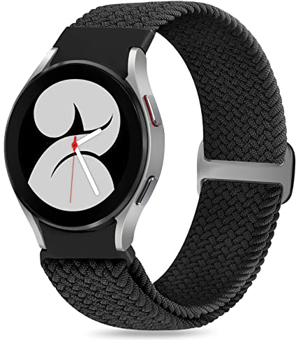 Enkic Geflochtenes Armband Kompatibel mit Samsung Galaxy Watch 7/6/5/4/FE 40mm 44mm/Galaxy Watch 5 Pro 45mm/Watch 6 Classic/Watch 4 Classic, Elastisch Uhrenarmband Sport Ersatzarmband für Herren Damen