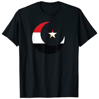 Muslimische Ägypten Flagge Islam Nation Ramadan Arabisch Ägyptisch T-Shirt