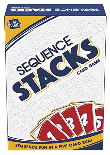 Goliath Sequence Stacks, Kartenspiel für bis zu 6 Spieler, Strategisches Spiel für Kinder ab 7 Jahren