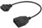 Adapter OBD1 auf OBD2, Auto Diagnosekabel Verlängerungskabel für die Fahrzeugdiagnose,12-poliges bis 16-poliges OBD1-OBD2-Diagnosewerkzeug-Anschlussadapterkabel für das GM-Fahrzeug