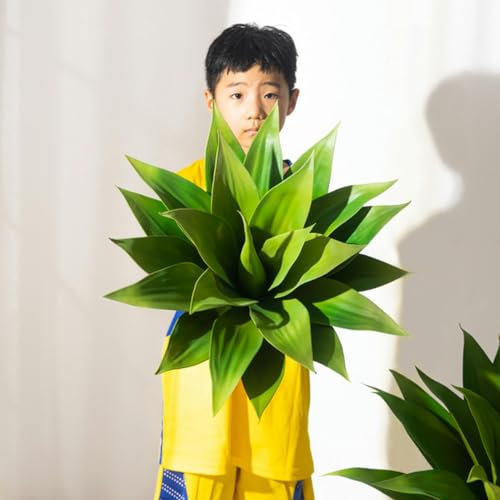 Tropical Yucca Tree Large Artificial Plants Fake Potted Tree Branch Plastic Agava Leaves Green Palm Leafs For Home Outdoor Decor-M