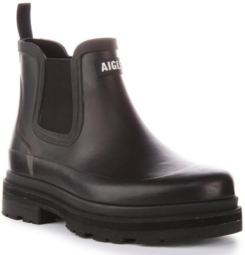 Aigle Herren Soft Rain M2 Regenstiefel, Schwarz, 43 EU