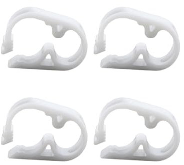 Morsetto per tubo di controllo del flusso d'acqua, 4 pezzi 3-6 mm morsetto di arresto dell'acqua regolabile in plastica, morsetto per tubo di controllo del flusso della valvola a pizzico da