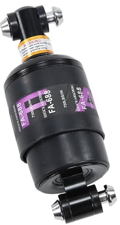 100 mm 125 mm Mountainbike Klapprad Feder Fahrrad Federung Hinterradstoßdämpfer Schwarz 340 kg Dämpfer Federbein und Stoßdämpfer Montagesatz vorne und hinten