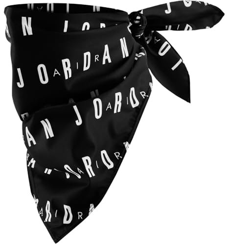 Nike Jordan Bandana aus Polyester in der Farbe Black/sail, J.100.3538.022.OS