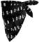 Nike Jordan Bandana aus Polyester in der Farbe Black/sail, J.100.3538.022.OS