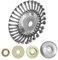 Unkrautbürste 8 Zoll, Innenloch 25,4 mm, Unkrautbürste für Motorsense, Wildkrautbürste, kann Unkraut, Schlamm und hartnäckigen Schmutz effektiv entfernen