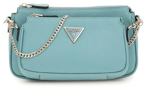 GUESS Noelle Double Pouch Crossbody Teal
