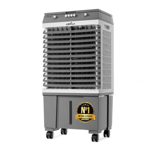 Climatizador Evaporativo 20L | Sin Tubo Exterior | Triple Función: Frío, Humidificador y Ventilación | 4 Acumuladores de Frío | 3 Velocidades | Lamas Oscilantes | Portátil con Ruedas