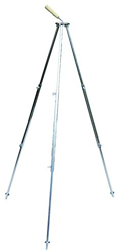 Best Sporting Camping Dreibein Gestell für Grillrost oder Kessel, kompakt, leicht zu transportieren - teleskop - dreigeteilt, bis ca. 1,30m Höhe