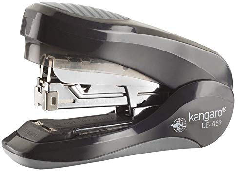 Kangaro LE 45F Heftgerät, bis zu 40 Blatt, weniger Kraftaufwand, schwarz