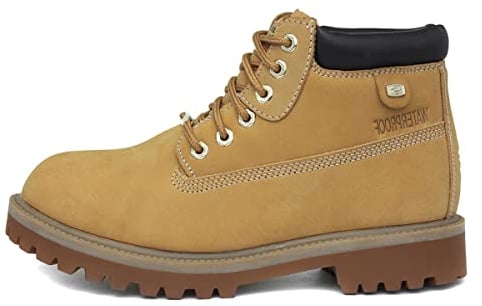 Skechers SERGEANTS VERDICT, Stivali Uomo, Giallo (Marrón Cdb), 46 EU