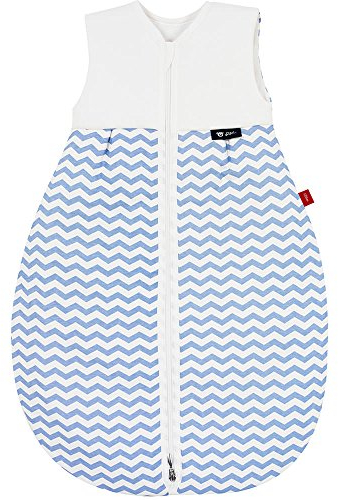 Alvi s.Oliver by Mäxchen Thermo Kugelschlafsack Chevron, Größe in cm:70 cm, Dessin:Chevron blau