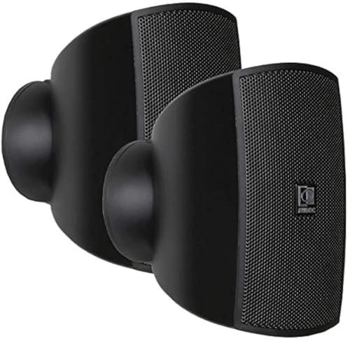 Audac ATEO2/B Aufbaulautsprecher-Paar, 1x2, 10W/8Ohm, mit CleverMount, schwarz