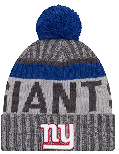 New Era NFL Sideline 2017 Bobble Mütze - New York Giants