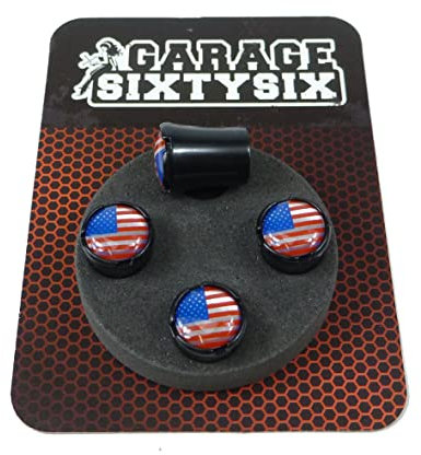 Ventilkappen USA Modell Milwaukee Schwarz