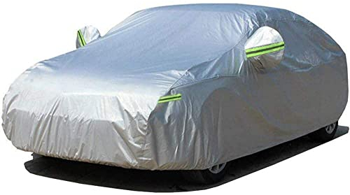 Big Ant Autoabdeckung Vollgarage Abdeckplane Auto Garage Wasserdicht Autogarage Autoplane Outdoor Staubdicht Autohülle Ganzgarage Passt für Meisten Auto im Winter & Sommer (490 * 180 * 130 cm)