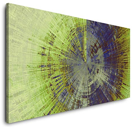 Abstraktes Gemälde 120x 60cm Panorama Leinwand Bild XXL Format Wandbilder Wohnzimmer Wohnung Deko Kunstdrucke