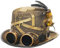 GRACEART Unisex Steampunk Hut Steampunk Zylinder Hut für Männer oder Frauen (DE/NL/SE/PL, Alphanumerisch, L, Style-26)
