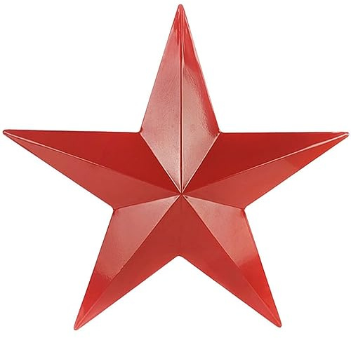 Stella a Cinque Punte in Ferro Decorazione Murale in Ferro Arte Della Parete Stella Fienile in Arte Murale Ispiratrice Decorazione Stile Europeo 3d Ornamenti