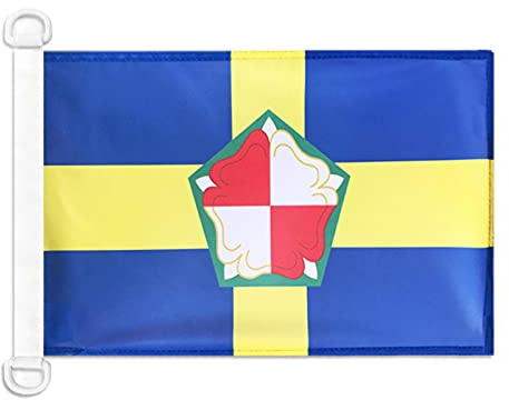 AZ FLAG Pembrokeshire county Boat Flag 45x30 cm Plastic Rings | Outdoor and marine use 12x18 in boat flag weather resistant with double stitched seams and reinforced edges mesh polyester