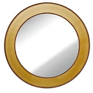 HOUSE ATTACK Möbel & Wohnaccessoires LC Home Wandspiegel Spiegel »Antik« Gold Ø90 cm rund XL Flurspiegel