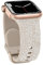 IEOVIEE Sport Band Compatible with Apple Watch Band 44mm 45mm 42mm, Women Glitter Bling Soft Silicone Waterproof Strap Replacement for iWatch Apple Watch SE Series 9 8 7 6 5 4 3 2 1, Silver Glitter,
