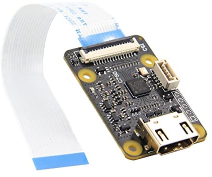 Geekworm Raspberry Pi HDMI auf CSI CSI-2 Adapter C790 | unterstützt Video & Audio | bis zu 1080p60fps | für Raspberry Pi 5 / Raspberry Pi 4/3 B+/3B/Pi Zero/CM4