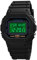 Nicoone Reloj Digital para Hombre, con Retroiluminación, Impermeable, Resistente a Los Golpes, con Alarma, Cronómetro, Cuenta Regresiva (Negro + Blanco)