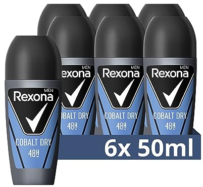Rexona Men Anti-Transpirant Roll-On Cobalt Dry verleiht einen maskulin-frischen Duft