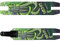 SOKE Evo Octopus Griptape für Performance Scooter - Verbesserter Grip - Performance Scooter Griptape - Fancy Graphics - Abmessungen 10,4 x 47 x 1 cm