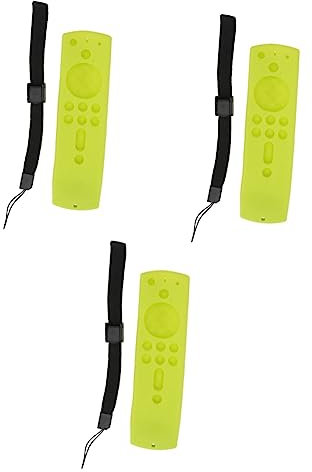 Mikikit 3 Sätze Fernbedienung Gehäuse Silikon-tv-Controller-Abdeckung Schutz Der Fernbedienung Praktisches Fernbedienungstool Fernbedienungswerkzeug Silikonhülle Kieselgel Fernsehen 4k