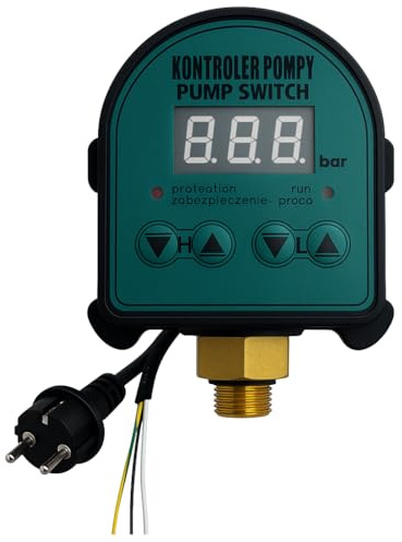 Hauswasserwerk Digital Druckschalter 1/4 AG Pumpensteuerung Druckwächter Wasserpumpen Brunnenpumpen Steuerschalter AMDB01