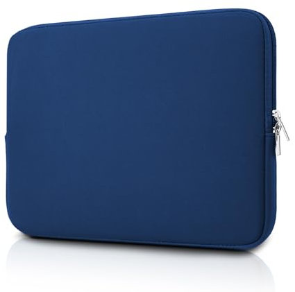 jooeer 14 Inch Laptop Sleeve Case for MacBook Pro M2 M1 A2779 A2442 Chromebook Notebook 14, Soft Padded Computer Cover Protective Slim Bag for Women Men, Navy Blue