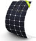 Newpowa Panel solar flexible de 100 W, 12 V, 100 W, 12 V, semiflexible, flexible, mono, ligero, energía solar fotovoltaica fuera de la red para marina, barco, RV, autocaravana, cabina, furgoneta,
