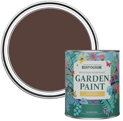 Rust-Oleum Red Mould-Resistant Garden Paint in Matt Finish - Valentina 750ml