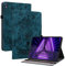 Funda para tablet Len-ovo Tab K10 de 10.3 pulgadas, ajuste multiángulo, funda de TPU + piel sintética [rosas y mariposas] - 06