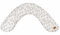 BÉABA, Big Flopsy, Coussin Allaitement/Grossesse, Oreiller Maternité, Multifonctions, Convient pour Dormir/Allaiter, Soutien, Détente et Confort Optimal, Nuit Apaisée, Fleur de Coton,Oekotex,Palm Tree