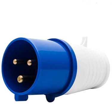3Pin 16A Industrial Plug, IP44 Industrial Plug, 3Pin Waterproof Connector Plug, Industrial Site Plug, IP44 Camping Caravan Industrial Plug, Male 3 Pin Replacement Industrial Site Plug
