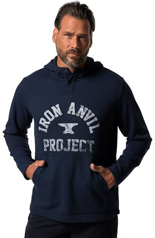 JP 1880 Herren Iron Anvil, Sweathoodie, Print 1/1 Sweatshirts