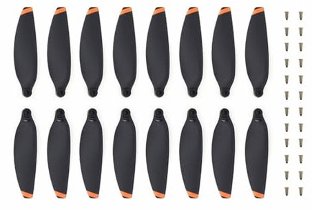 360-Grad-Propellerschutz Compatible with Mini-Drohnen. Schützt - und verbessert den Flug. Ideal Compatible with den Einsatz im Innenbereich.(4 Pairs propellers)