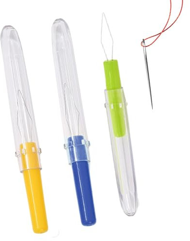 Polymer-Draht-Nadeleinfädler - Schlaufennadeleinfädler, Automatischer Näheinfädler für Haushalt, Nadeleinfädler, einfaches Einführen von Handnähnadeln, tragbares Nähwerkzeug für Bastelnadeln