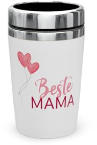 LaVida Zeit für Dich Edelstahl Thermobecher to go 250 ml Beste Mama