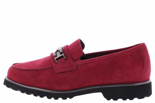 Sioux Damen Meredith Mokassin, Rubin, 38,5 EU Large, Gummi, 38.5 EU Large