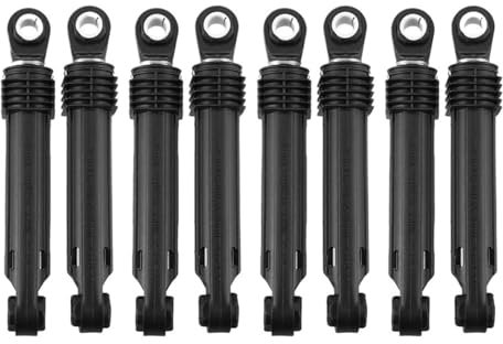 Amortiguador de lavadora LG de 100 N, pieza de carga frontal, carcasa de plástico negra, accesorios for electrodomésticos.