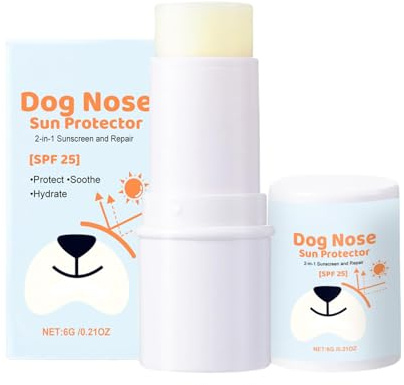 Sonnenschutz für Hundenase, feuchtigkeitsspendend und Sonnenschutz für Schnauze und von Hunden, wasserabweisend, breites, feuchtigkeitsspendend und beruhigend für trockene und