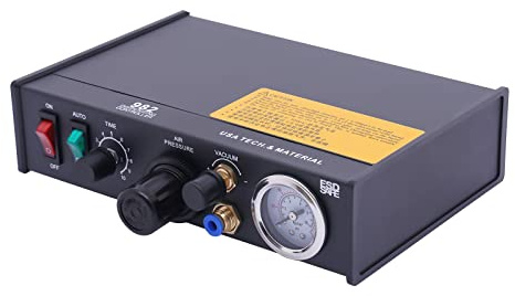 220V AC Halbautomatische Kleberspender, 982 Lötpaste Klebstoffspender Halbautomatischer Manueller Kleber Spende KleberspenderMaschine für Klebstoffe, Schnell Trocknende Klebstoffe, Epoxidharz