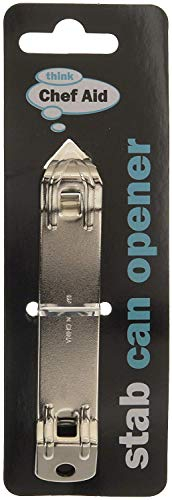 2xChef Aid Stab Can Opener - Silver