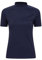 Mountain Warehouse Short Sleeves Womens UV Rash Vest - UPF50+ Sun Protection Ladies Rash Guard, Quick Dry, Flat Seams Top - for Summer Swimming, Beach & Under a Wetsuit, Navy, 18